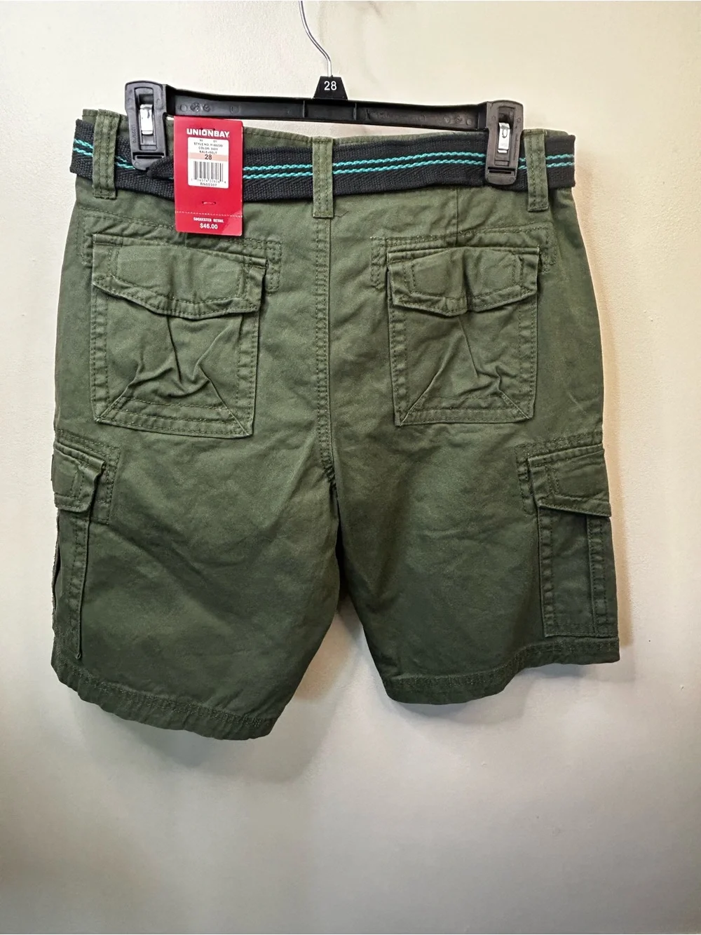 New Green Cargo Shorts